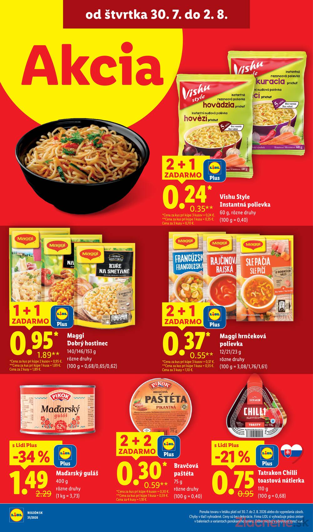 Lidl Štvrtek do 2.8.