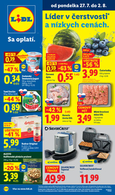 leták Lidl