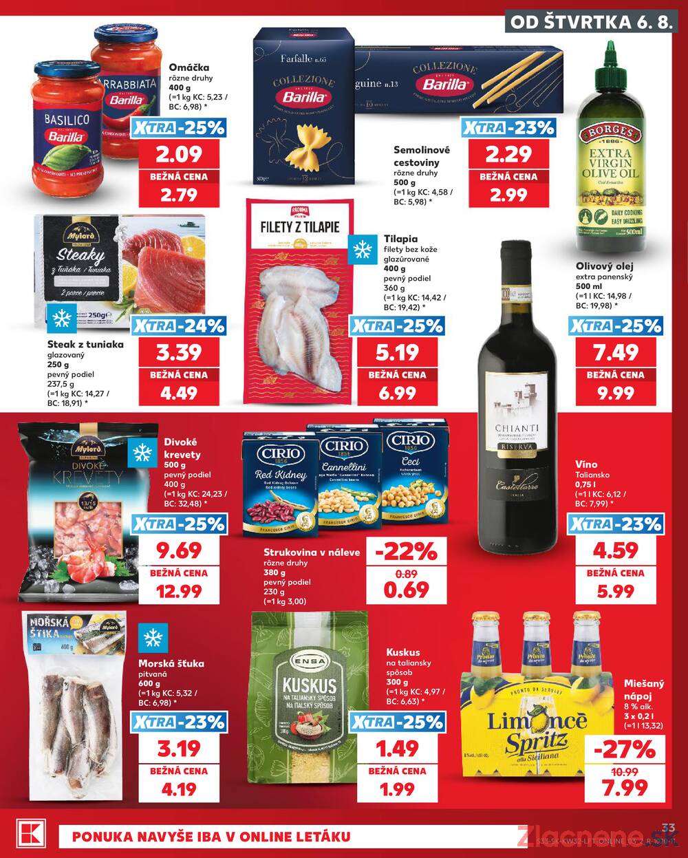 Kaufland 6.8. - 12.8. - Kaufland Púchov