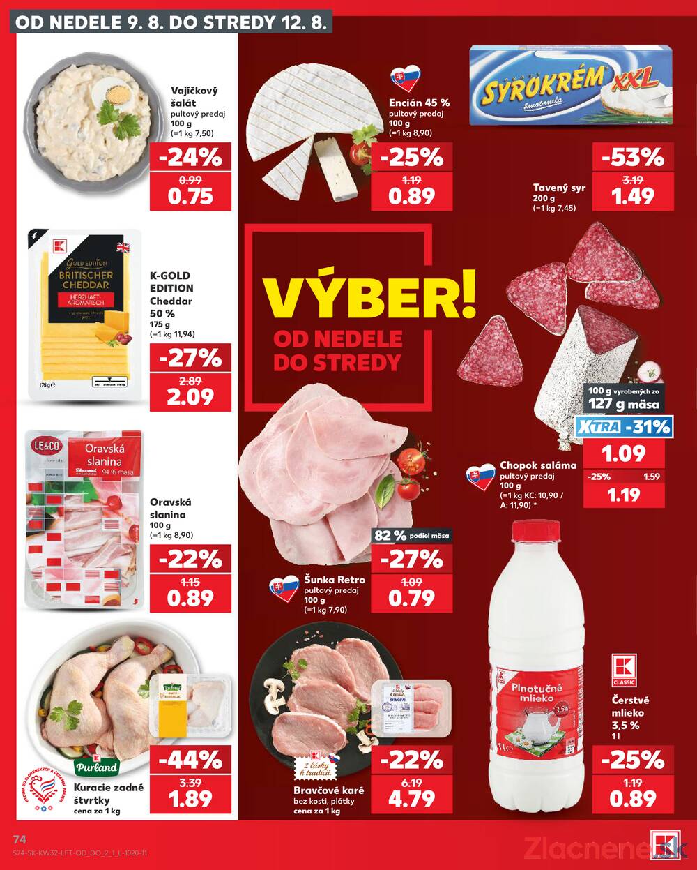 Kaufland 6.8. - 12.8. - Kaufland Púchov