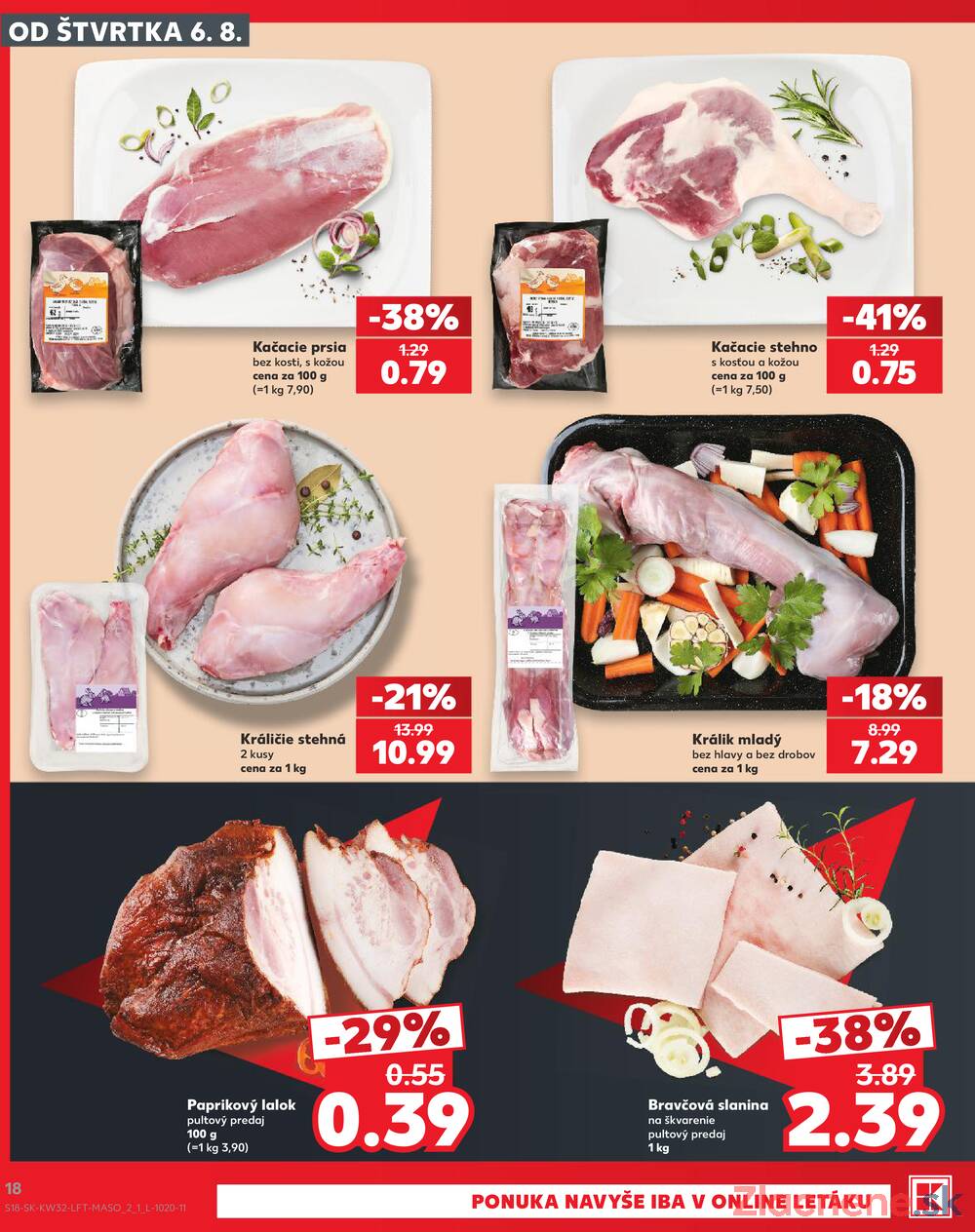Kaufland 6.8. - 12.8. - Kaufland Rožňava