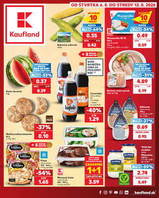 Leták Kaufland 6.8. - 12.8. - Kaufland Rožňava