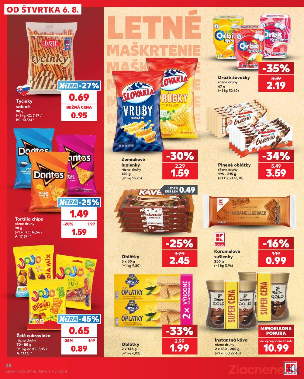 Kaufland 6.8. - 12.8. - Kaufland Poprad - Jiřího Wolkera