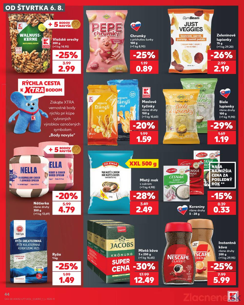 Kaufland 6.8. - 12.8. - Kaufland Poprad - Jiřího Wolkera