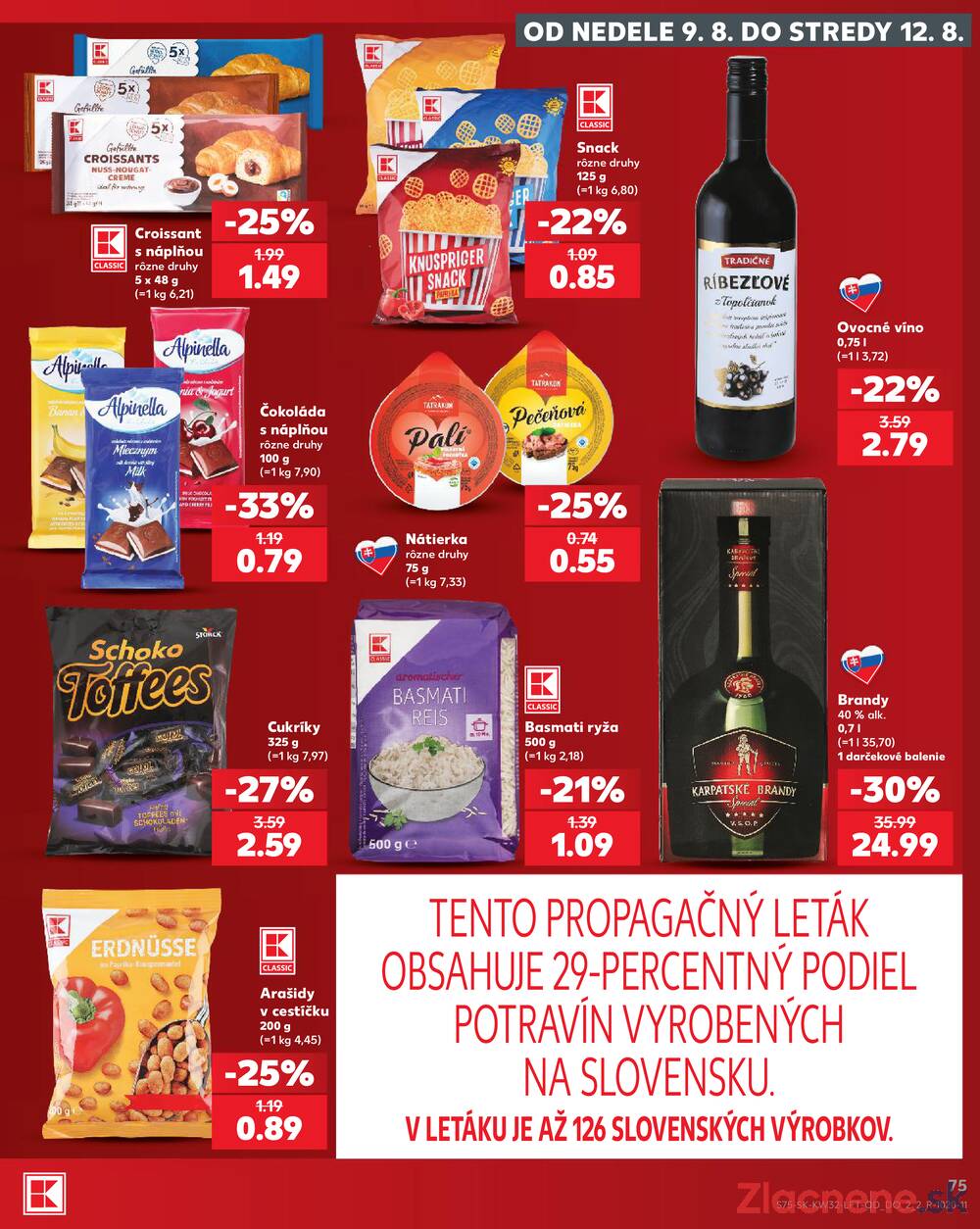 Kaufland 6.8. - 12.8. - Kaufland Trnava - Nová ul.