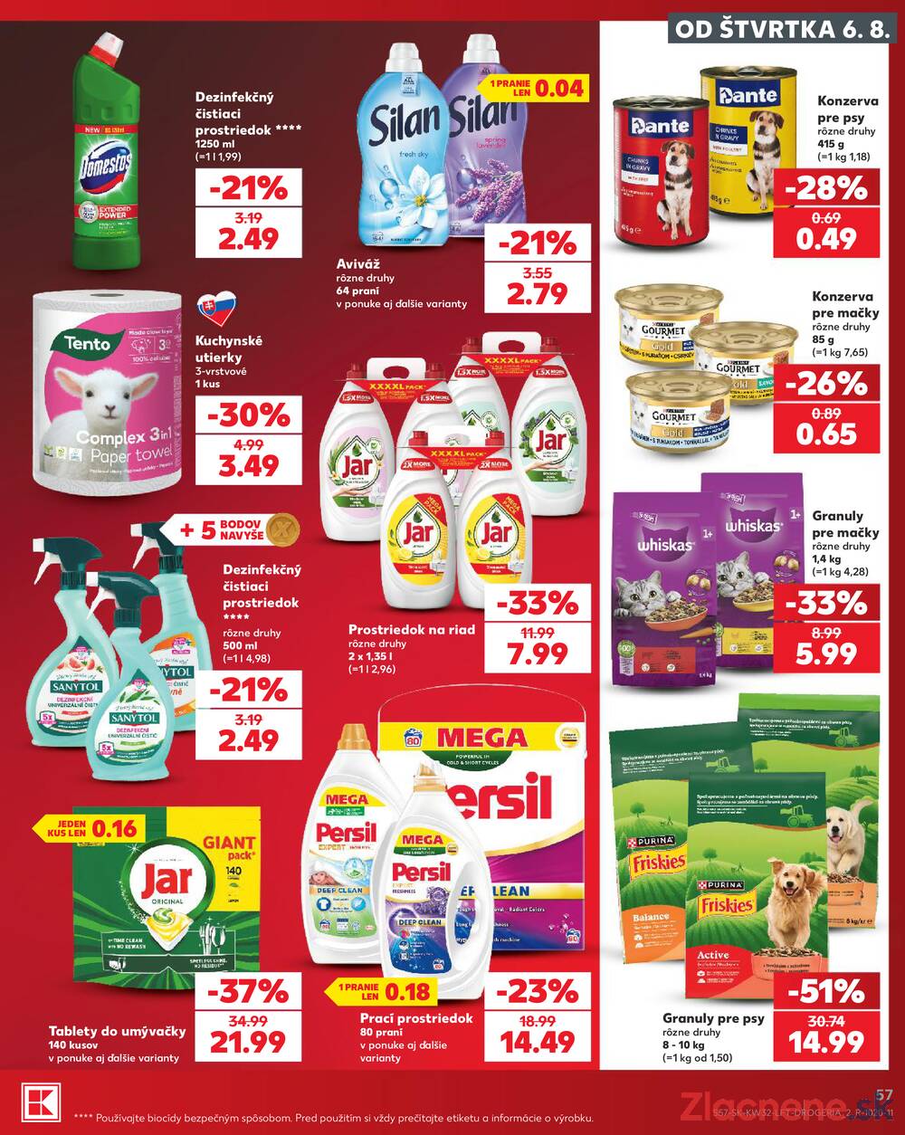 Kaufland 6.8. - 12.8. - Bratislava-Patrónka