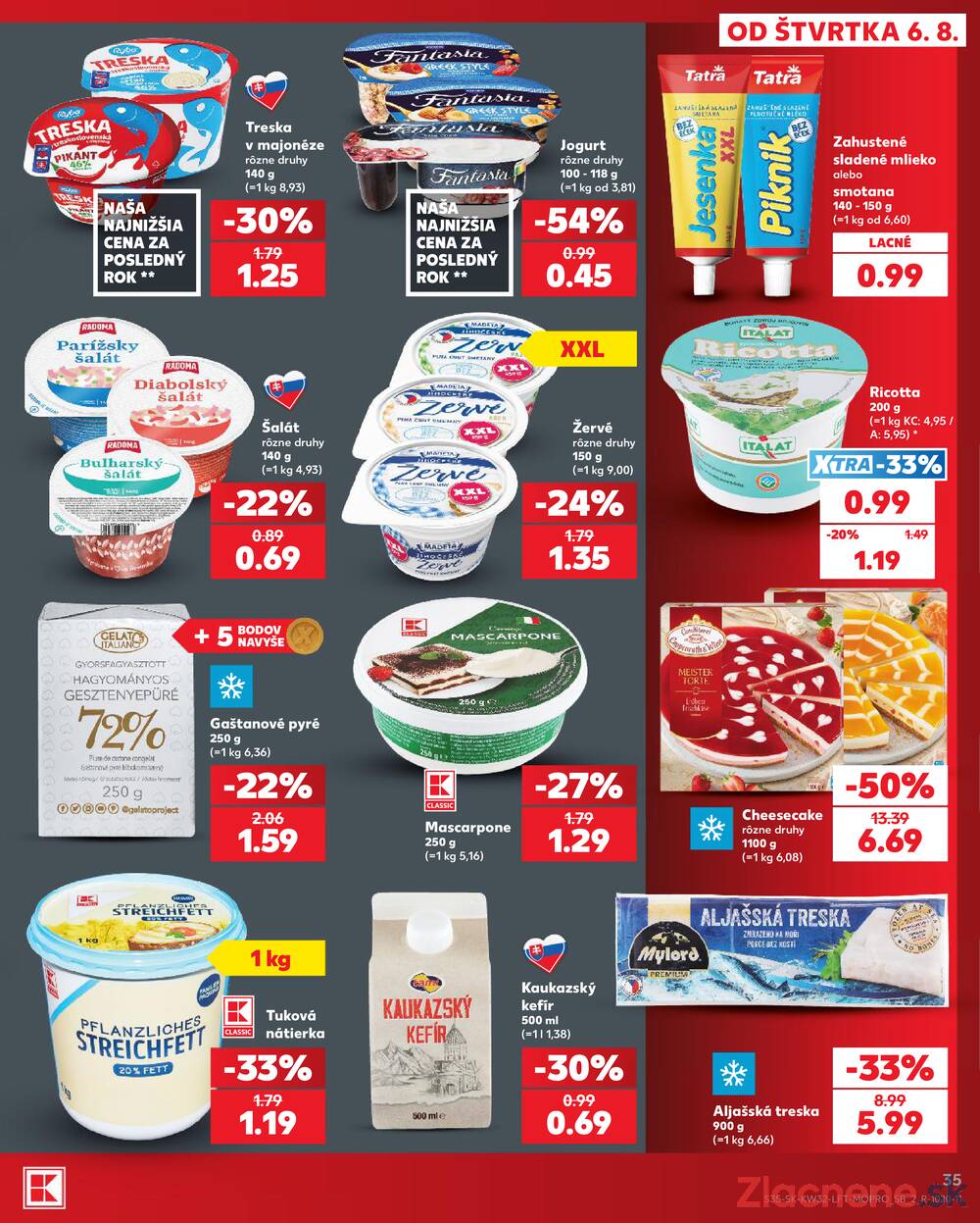 Kaufland 6.8. - 12.8. - Kaufland (Harmincova, Bratislava - Dúbravka)