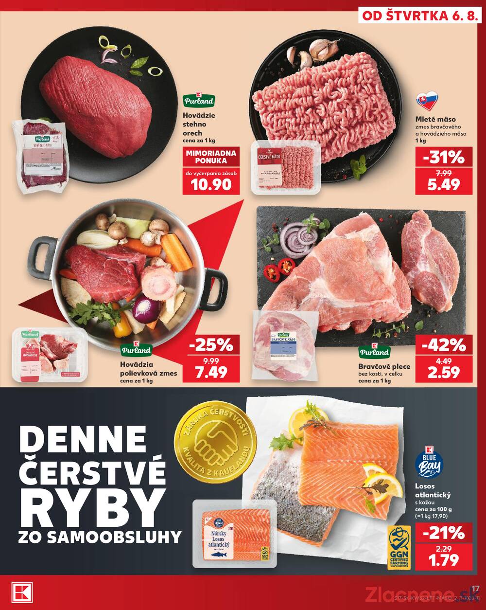 Kaufland 6.8. - 12.8. - Kaufland Ružomberok