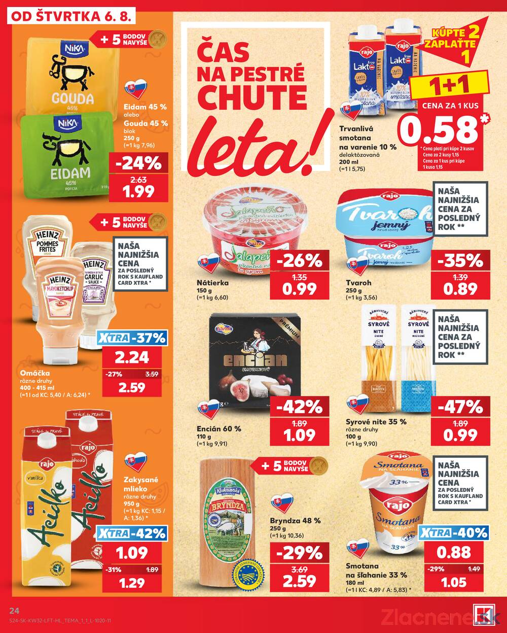 Kaufland 6.8. - 12.8. - Kaufland Ružomberok