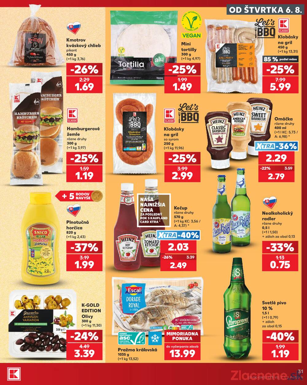 Kaufland 6.8. - 12.8. - Kaufland Ružomberok