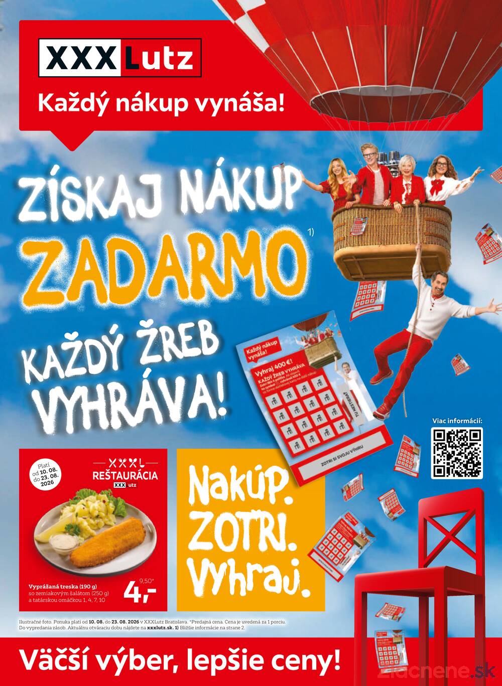 Leták XXXLutz - XXXlutz od 10.8. do 23.8.2026 - strana 1 Leták XXXLutz - XXXlutz od 10.8. do 23.8.2026 - strana 1