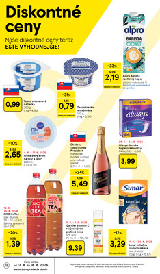 Tesco supermarkety od 12.8. do 18.8.2026