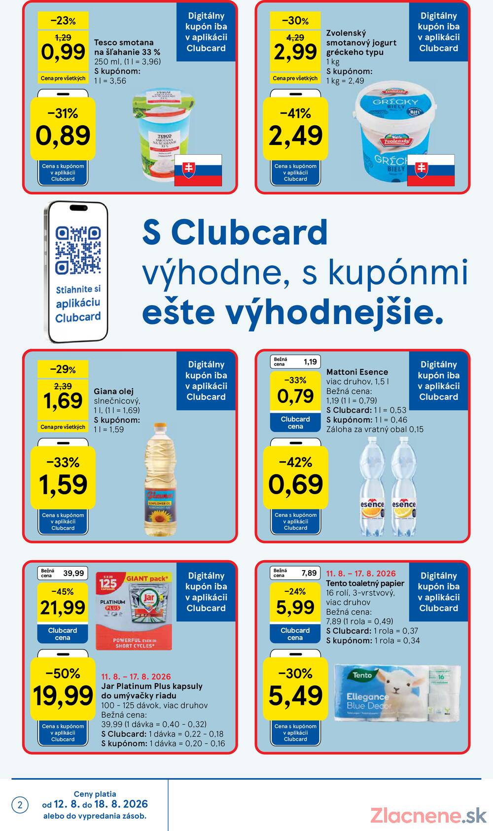 Tesco hypermarkety 12.8. - 18.8.