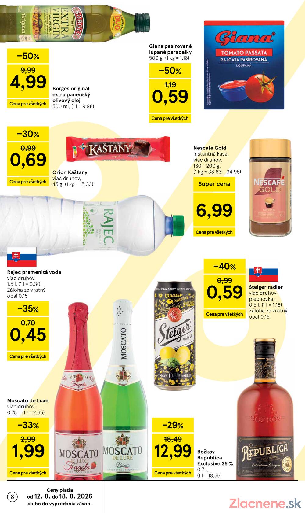 Tesco hypermarkety 12.8. - 18.8.