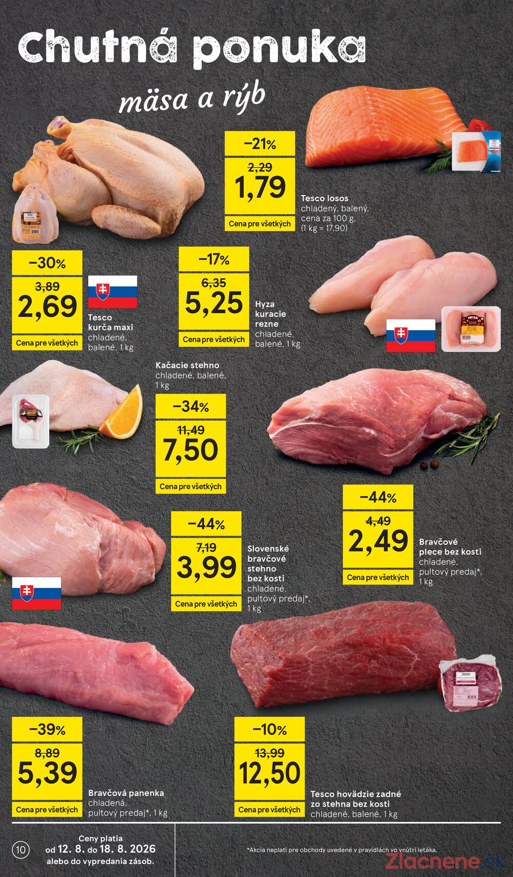 Tesco hypermarkety 12.8. - 18.8.