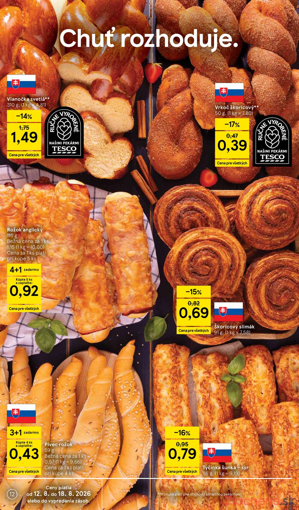 Tesco hypermarkety 12.8. - 18.8.