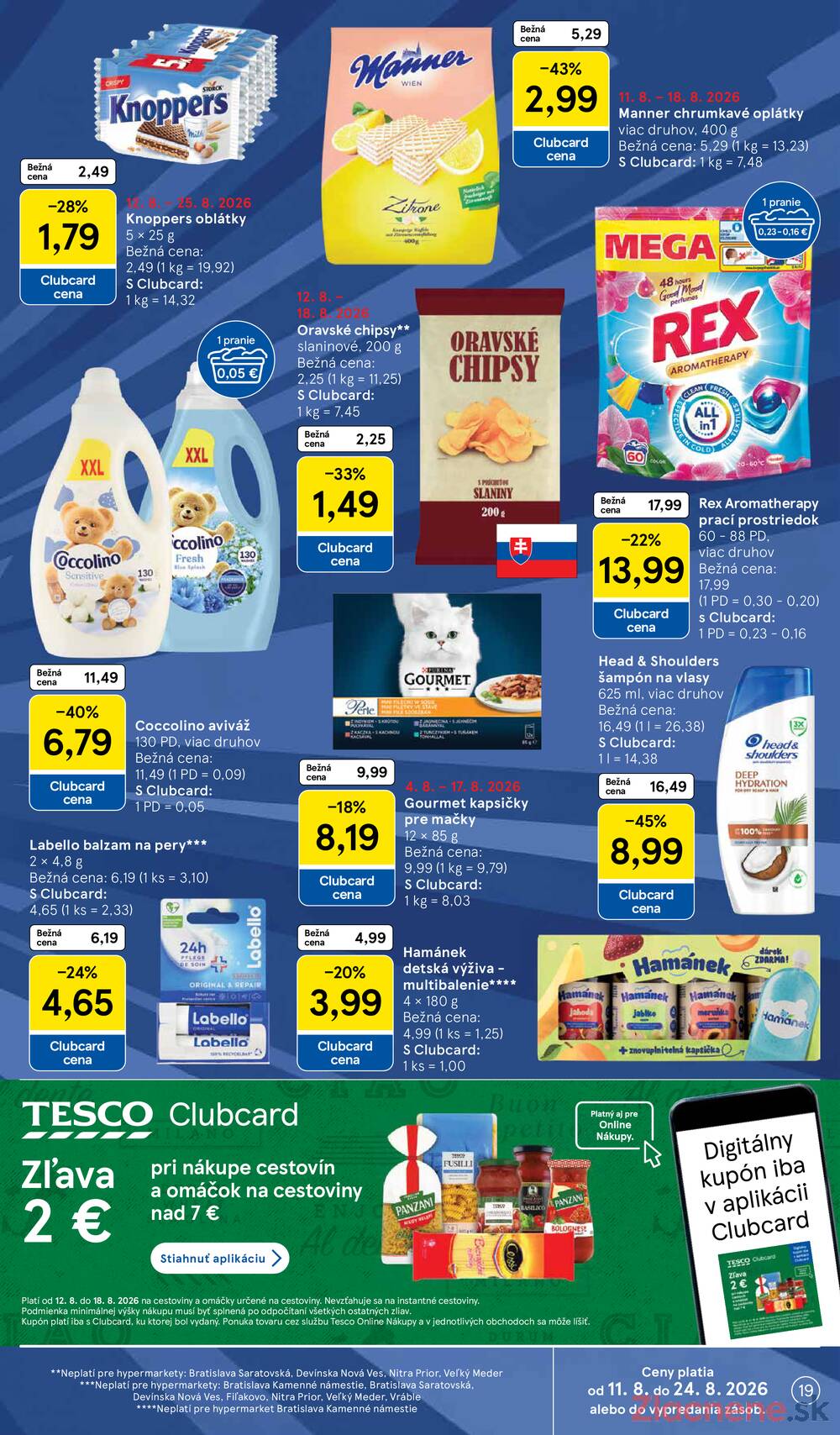 Tesco hypermarkety 12.8. - 18.8.