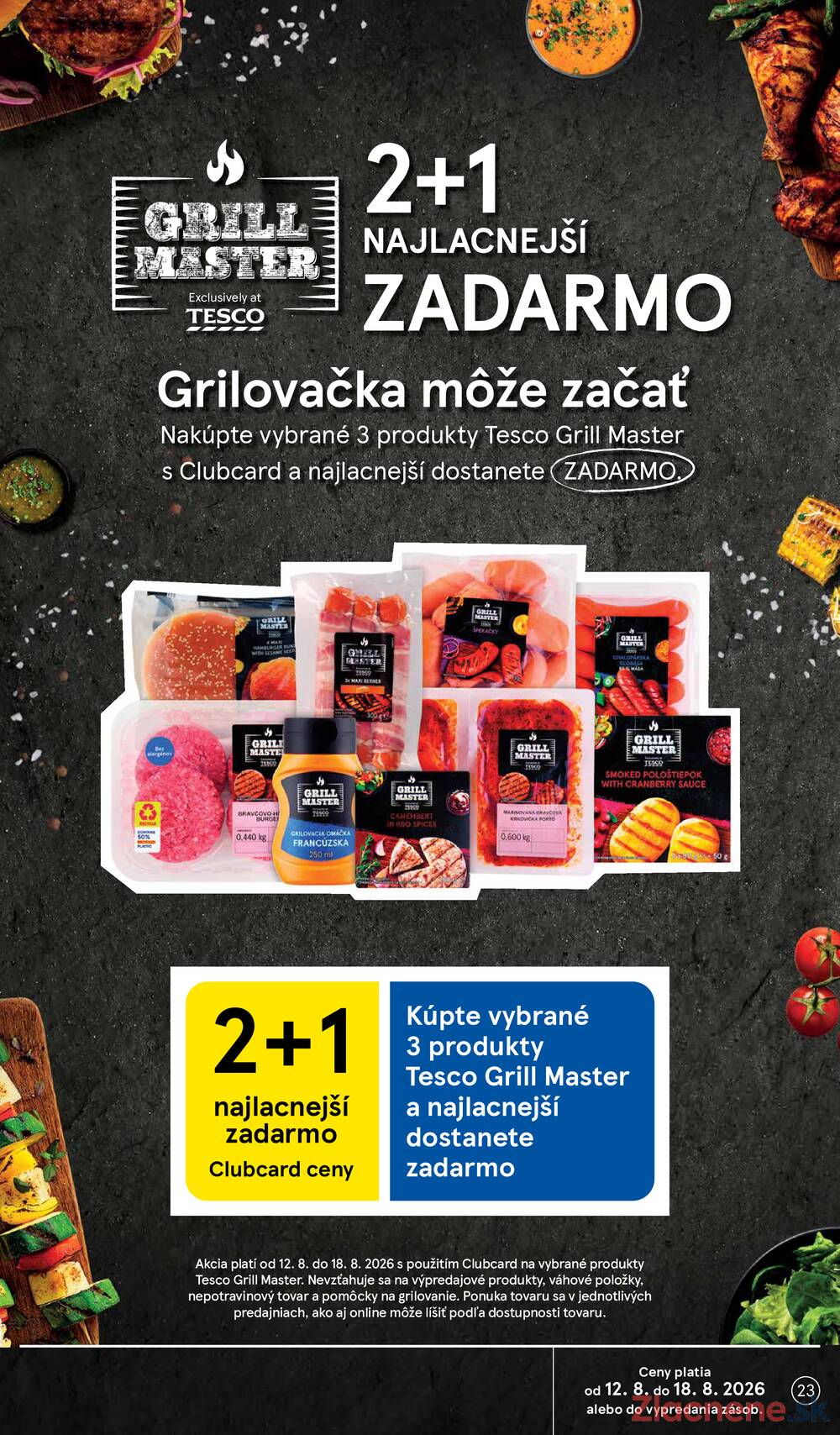 Tesco hypermarkety 12.8. - 18.8.