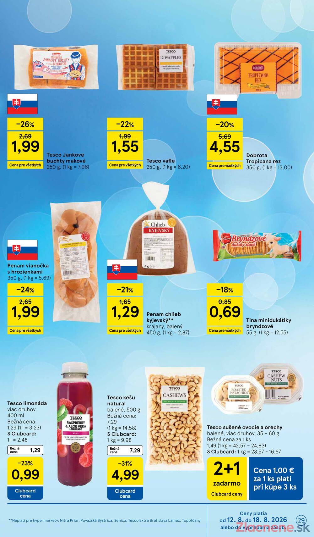 Tesco hypermarkety 12.8. - 18.8.