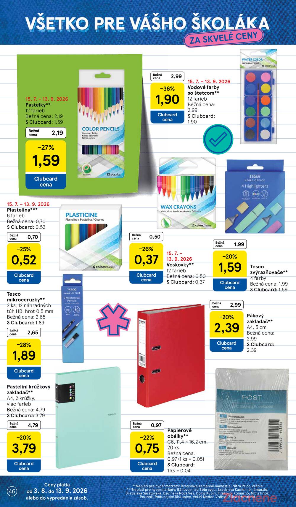 Tesco hypermarkety 12.8. - 18.8.