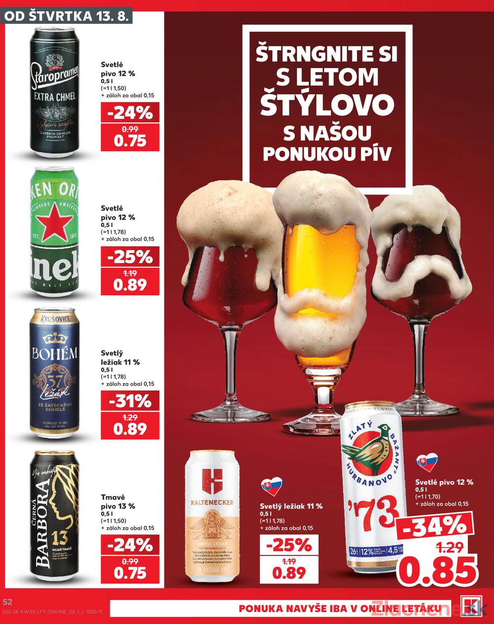 Kaufland 13.8. - 19.8. - Kaufland Detva