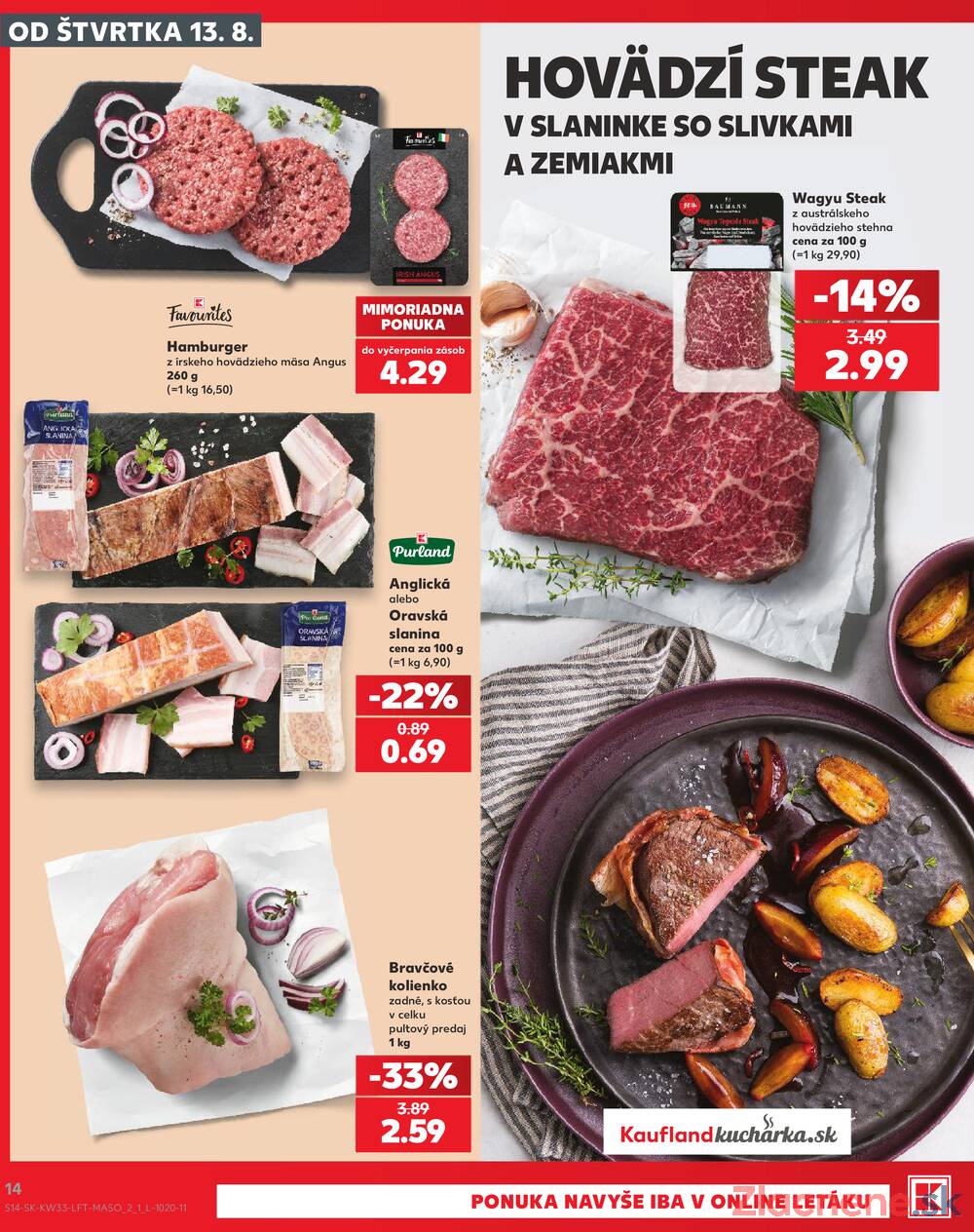 Kaufland 13.8. - 19.8. - Kaufland Bytča