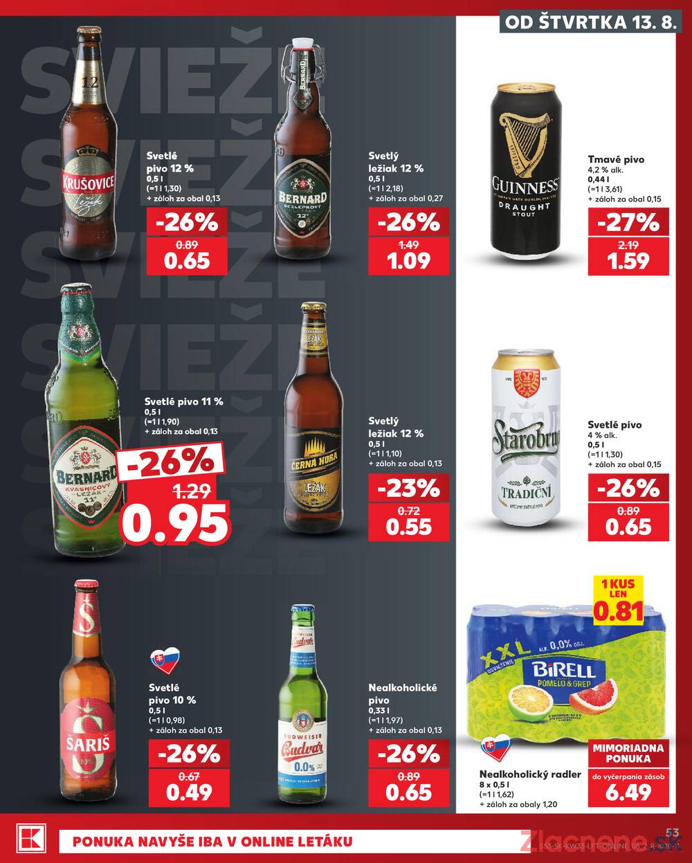 Kaufland 13.8. - 19.8. - Kaufland Bytča