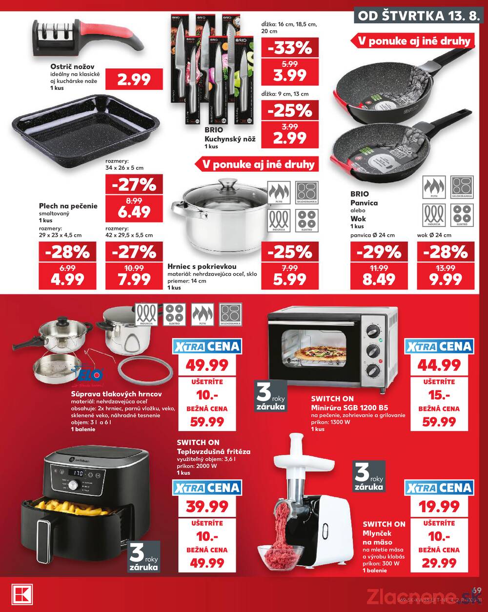 Leták Kaufland - Kaufland 13.8. - 19.8. - Kaufland Michalovce - strana 69 Leták Kaufland - Kaufland 13.8. - 19.8. - Kaufland Michalovce - strana 69