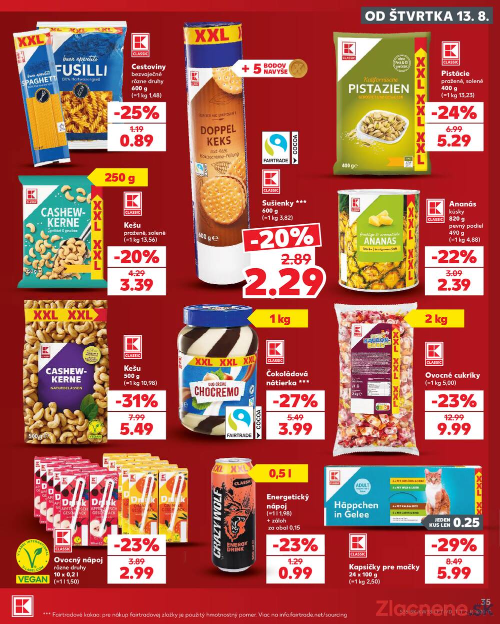 Kaufland 13.8. - 19.8. - Kaufland Vranov nad Topľou