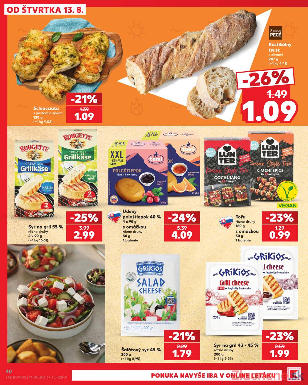 Kaufland 13.8. - 19.8. - Kaufland Stará Ľubovňa