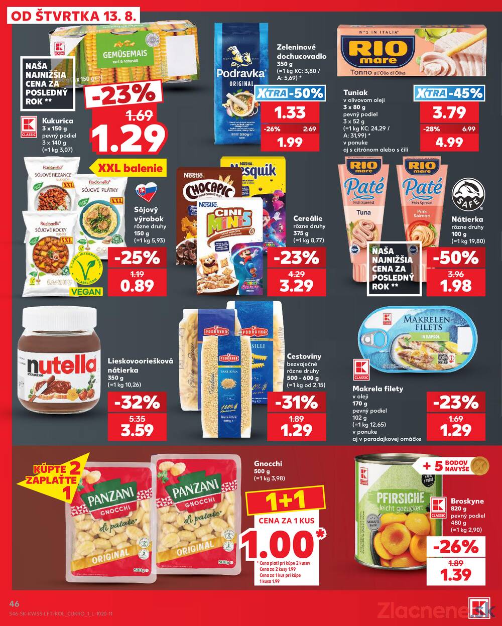 Kaufland 13.8. - 19.8. - Kaufland Sabinov