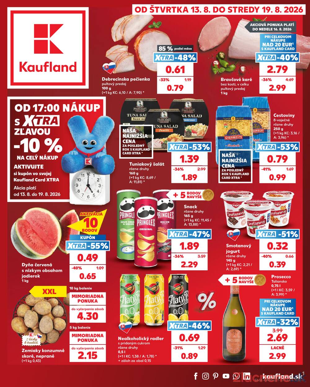 Kaufland 13.8. - 19.8. - Kaufland Rožňava