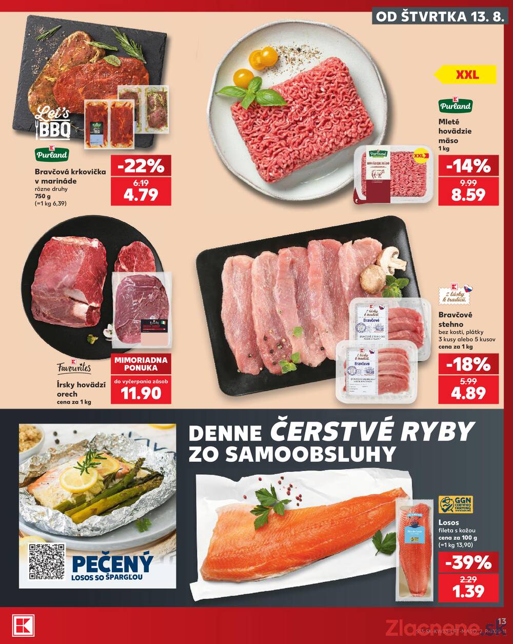 Kaufland 13.8. - 19.8. - Kaufland Sereď