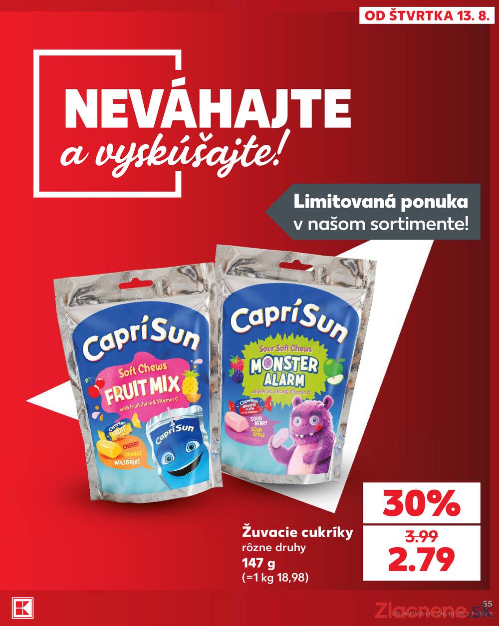Kaufland 13.8. - 19.8. - Kaufland Sereď