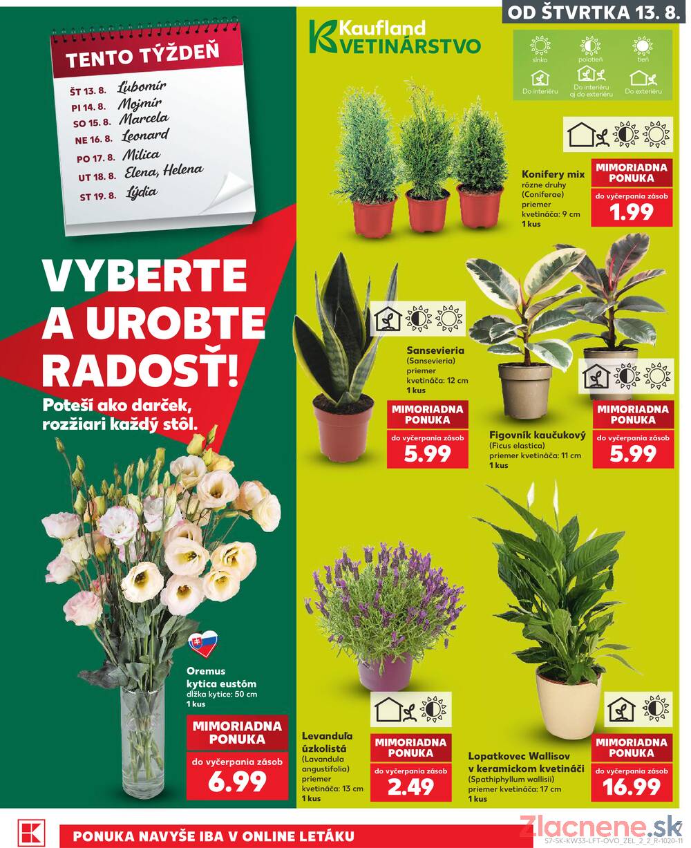 Kaufland 13.8. - 19.8. - Kaufland Bánovce nad Bebravou