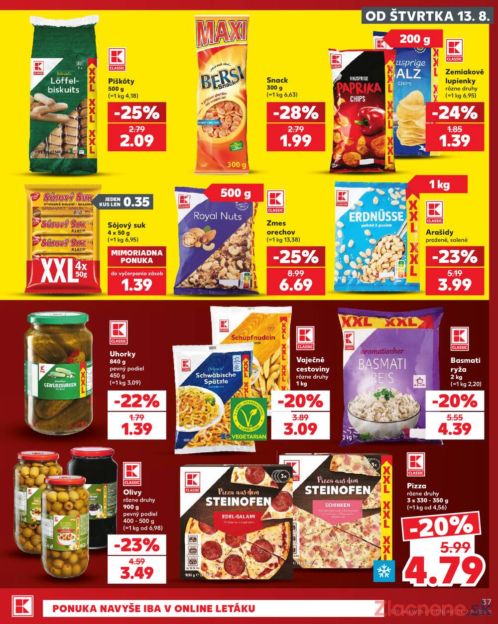 Kaufland 13.8. - 19.8. - Kaufland Trnava - Nová ul.