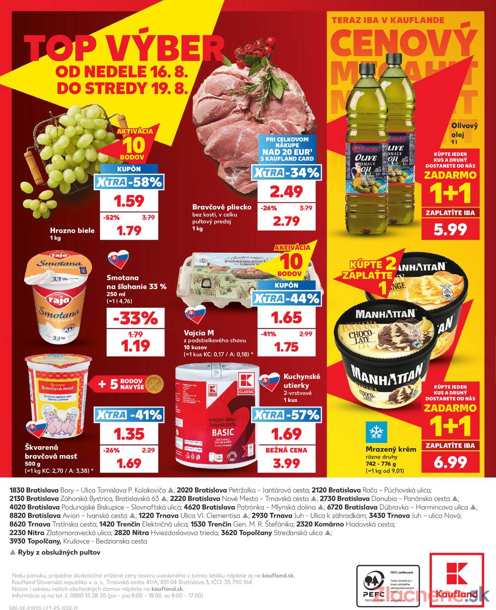 Kaufland 13.8. - 19.8. - Kaufland Trnava