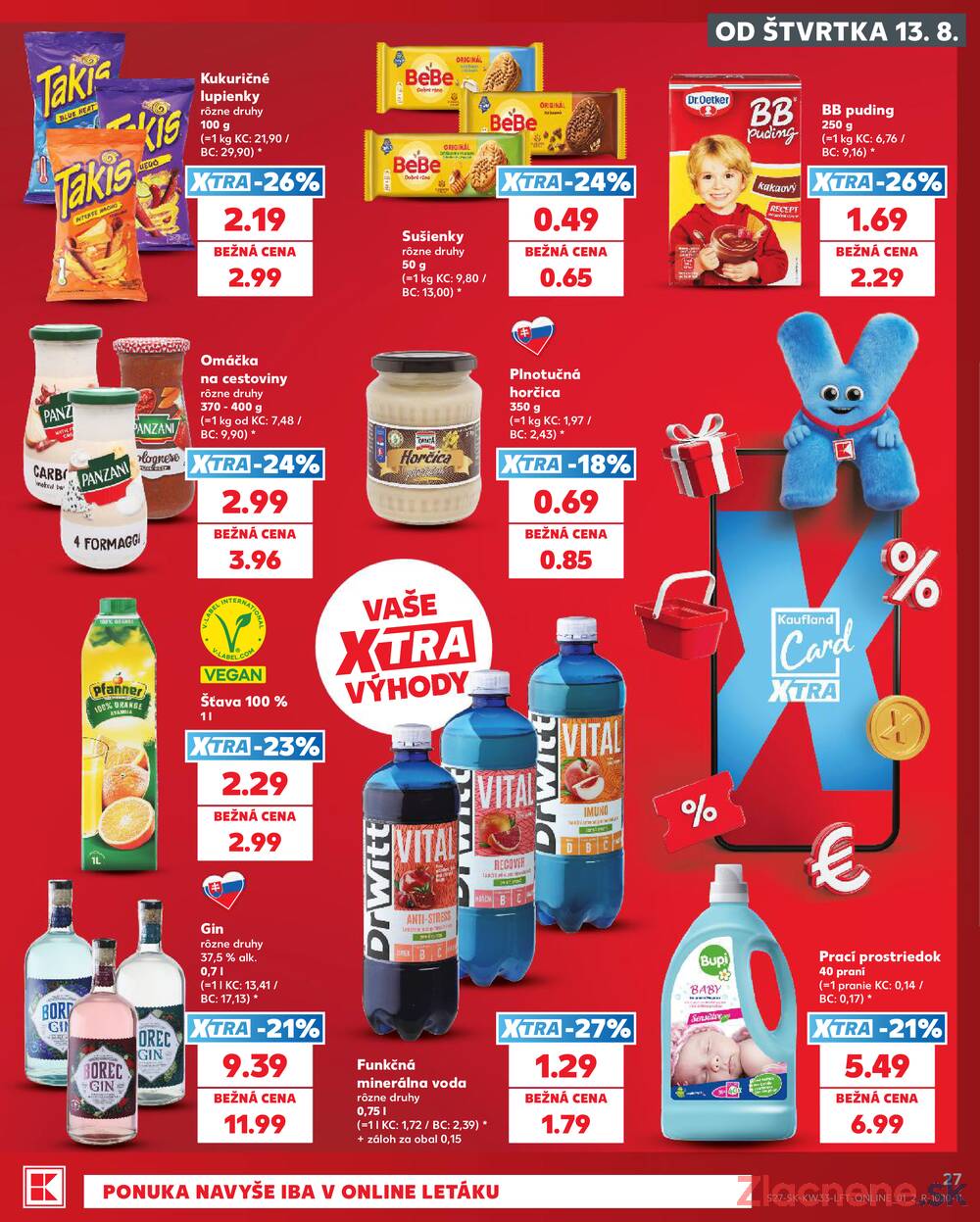 Kaufland 13.8. - 19.8. - Kaufland Žilina