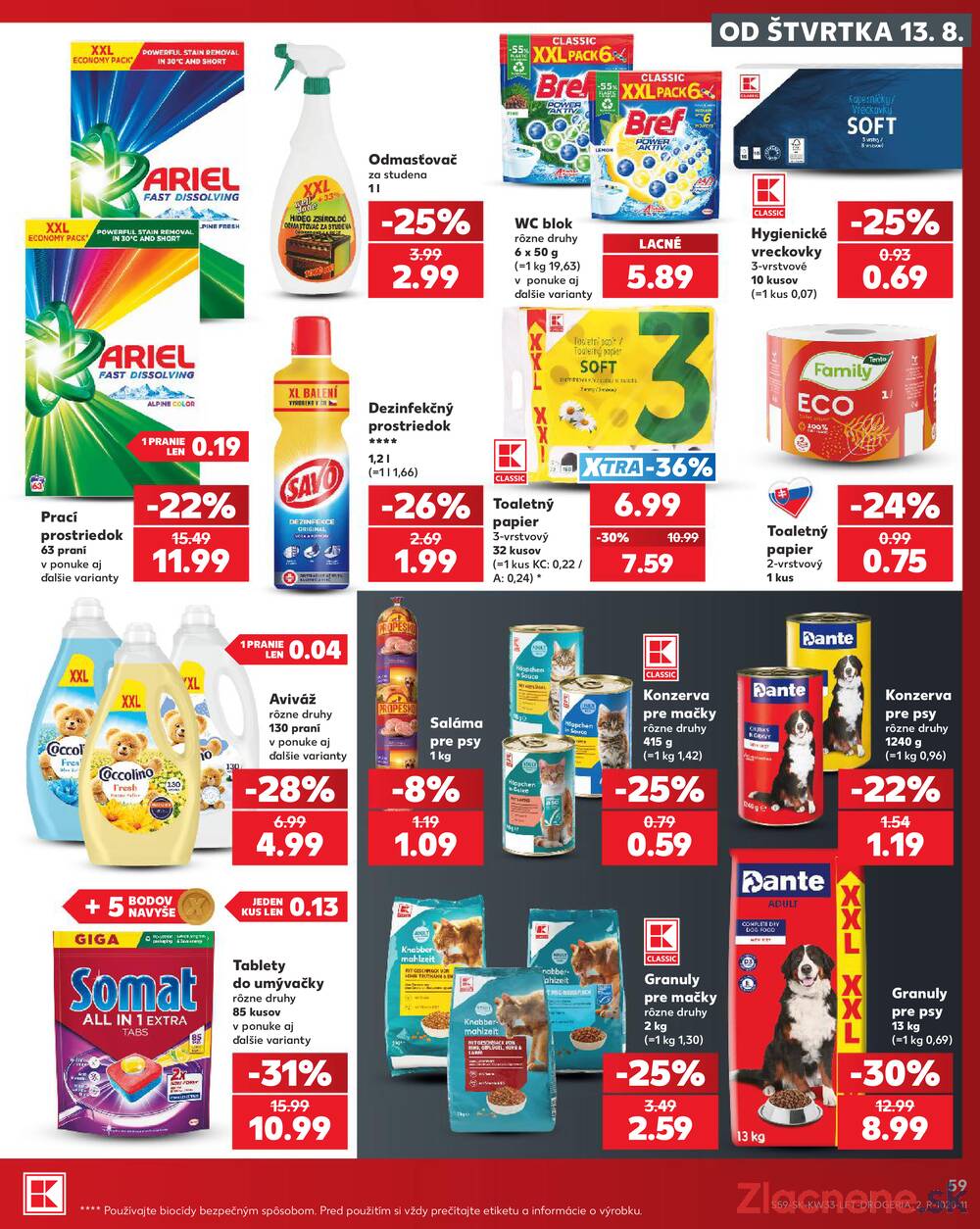 Kaufland 13.8. - 19.8. - Kaufland Žilina