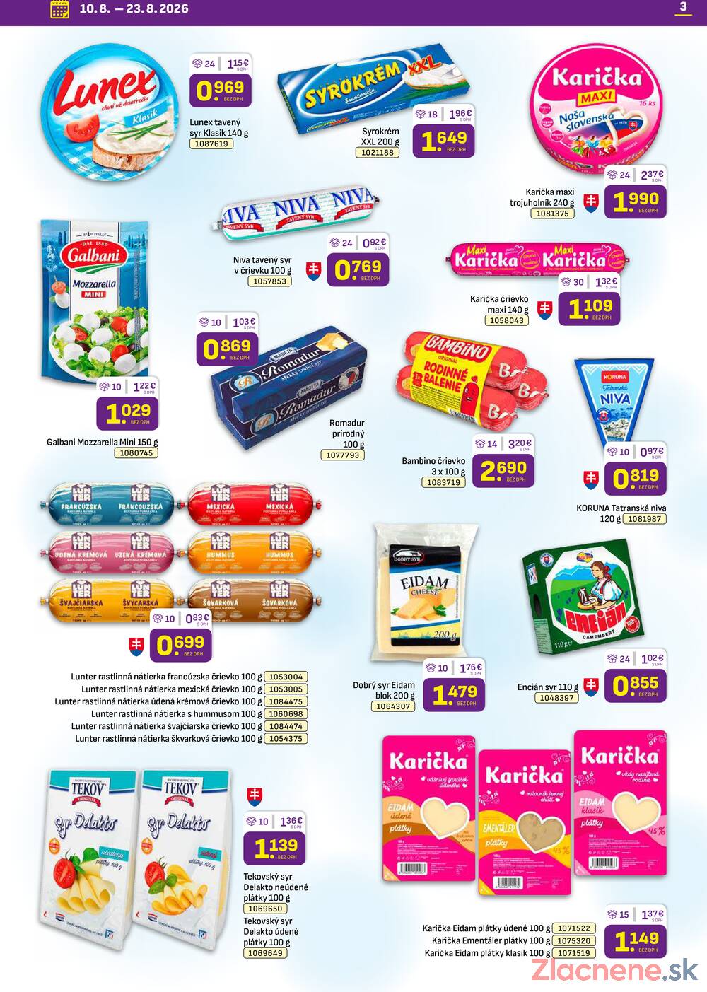 Leták Libex - Libex do 23.8. - strana 3 Leták Libex - Libex do 23.8. - strana 3