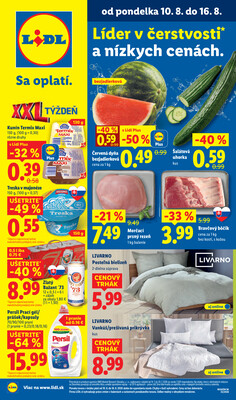 leták Lidl