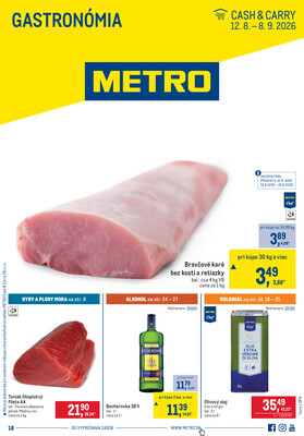 leták METRO
