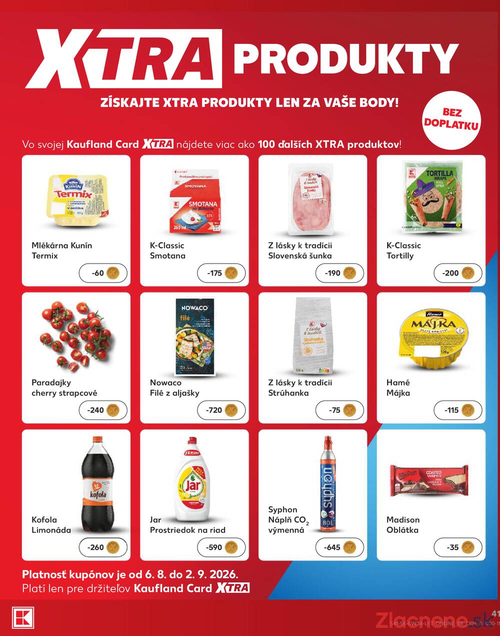 Kaufland 20.8. - 26.8. - Kaufland Rimavská Sobota