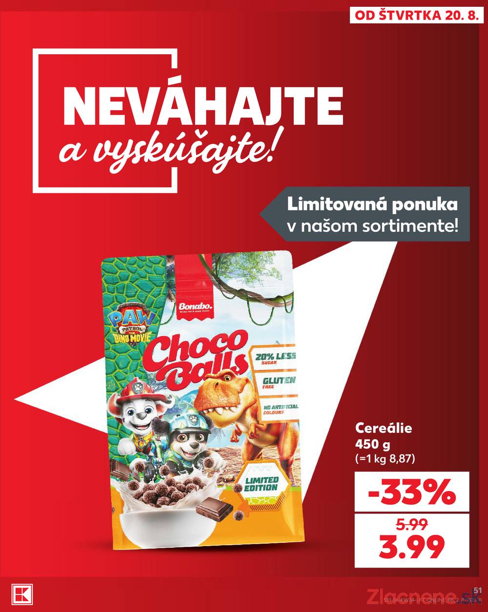 Kaufland 20.8. - 26.8. - Kaufland Rimavská Sobota