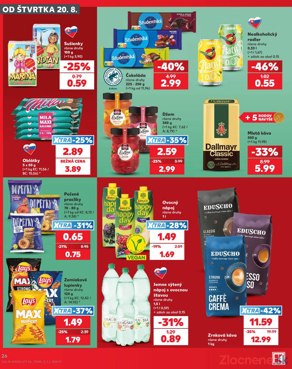 Kaufland 20.8. - 26.8. - Kaufland Bardejov