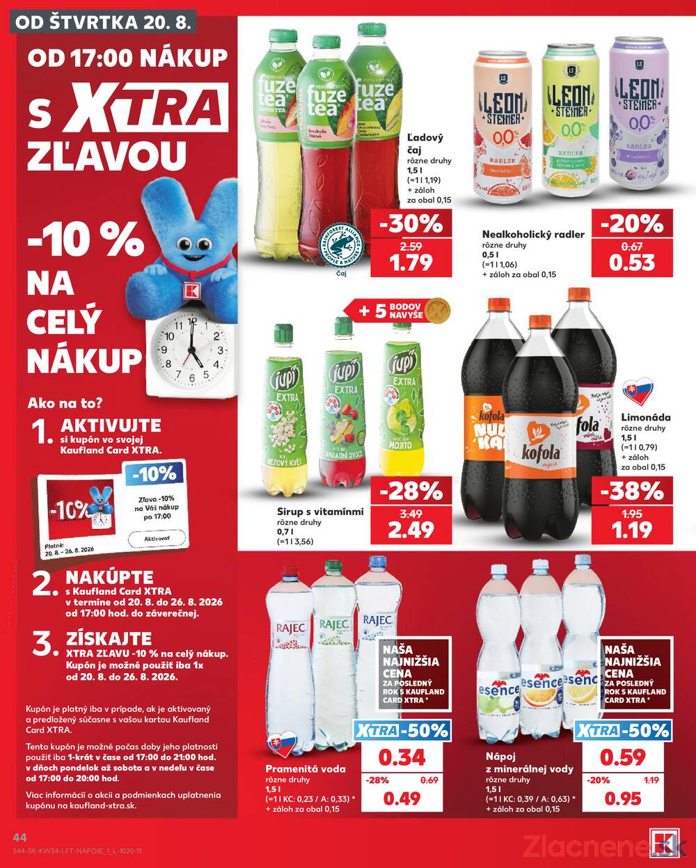 Kaufland 20.8. - 26.8. - Kaufland Bardejov