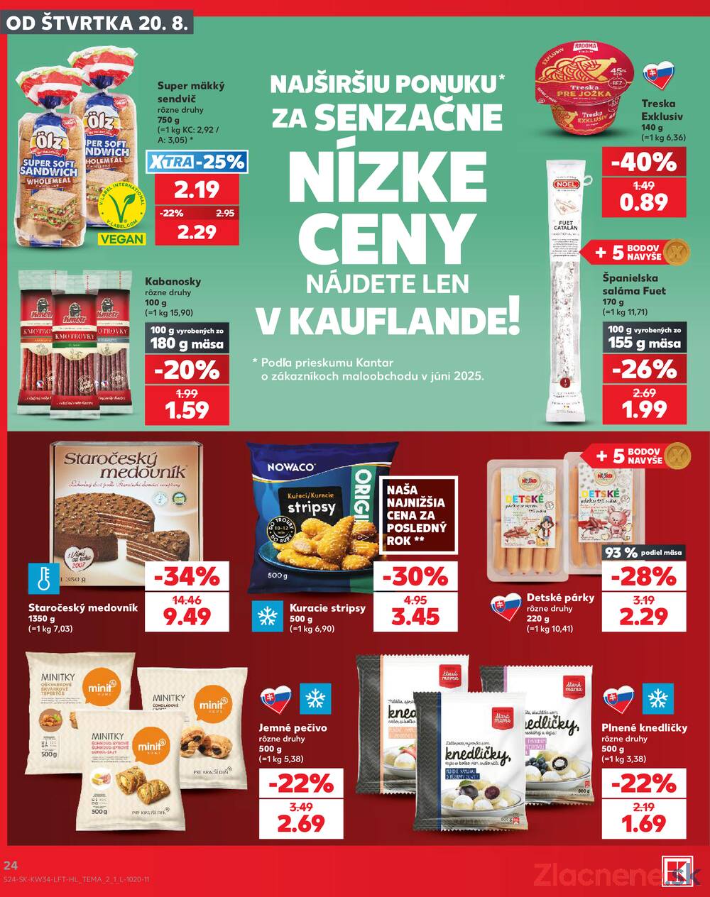 Kaufland 20.8. - 26.8. - Kaufland Púchov