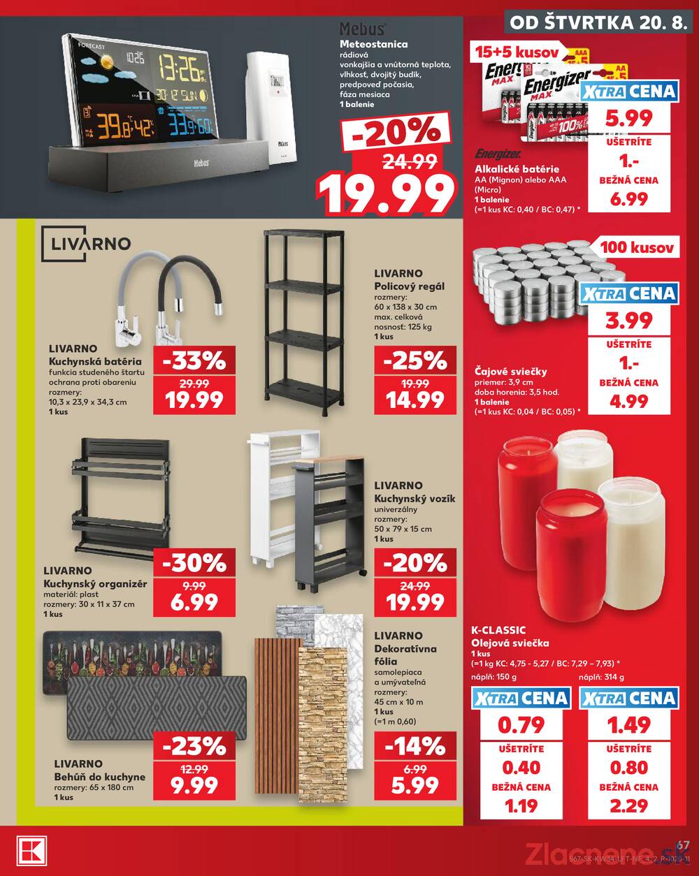 Kaufland 20.8. - 26.8. - Kaufland Stará Ľubovňa