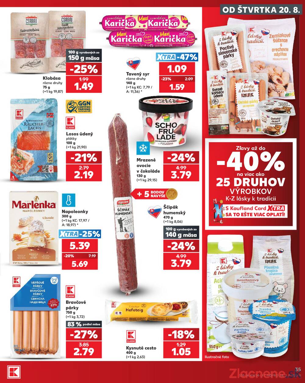 Kaufland 20.8. - 26.8. - Kaufland Dolný Kubín