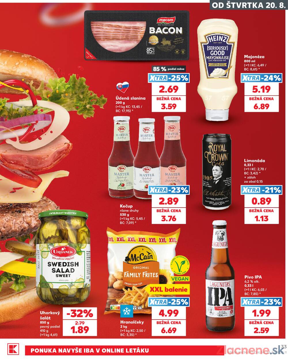 Kaufland 20.8. - 26.8. - Kaufland Rožňava